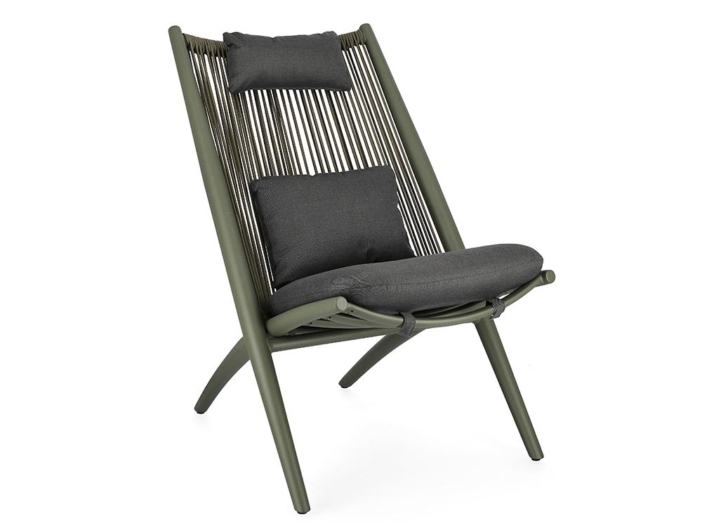 Sillón para salón exterior Aloha de aluminio Bizzotto - 3