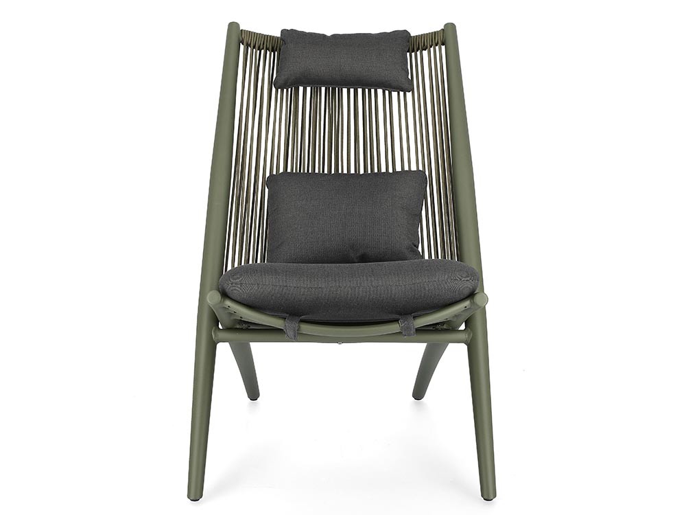 Sillón para salón exterior Aloha de aluminio Bizzotto - 30