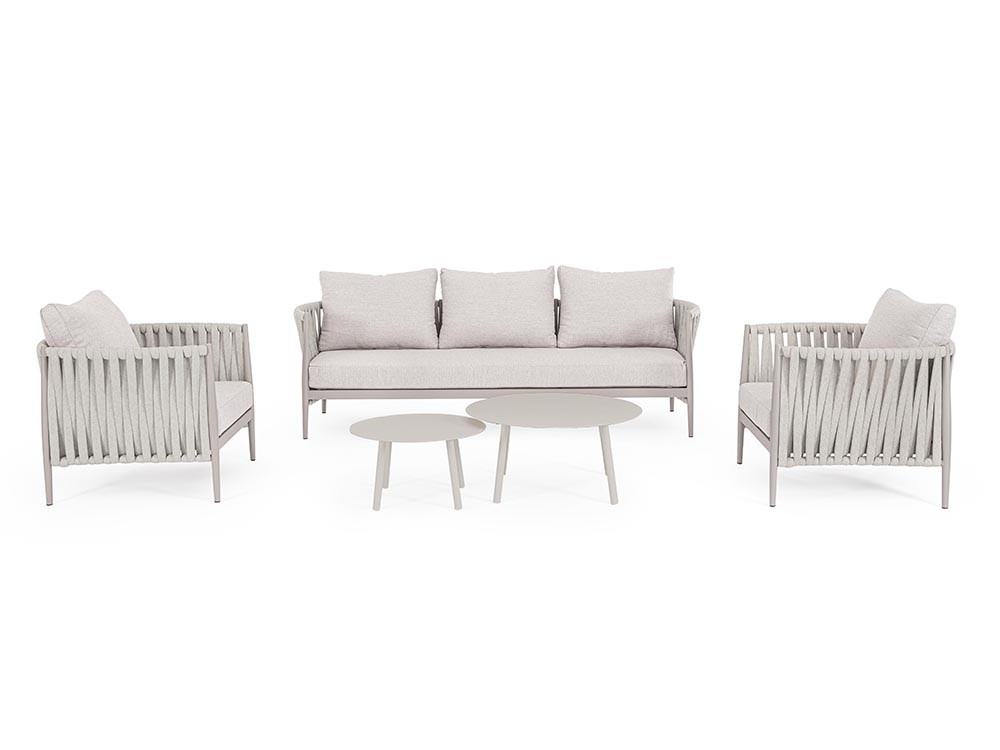 Sillón para salón exterior Jacinta de aluminio Bizzotto - 9