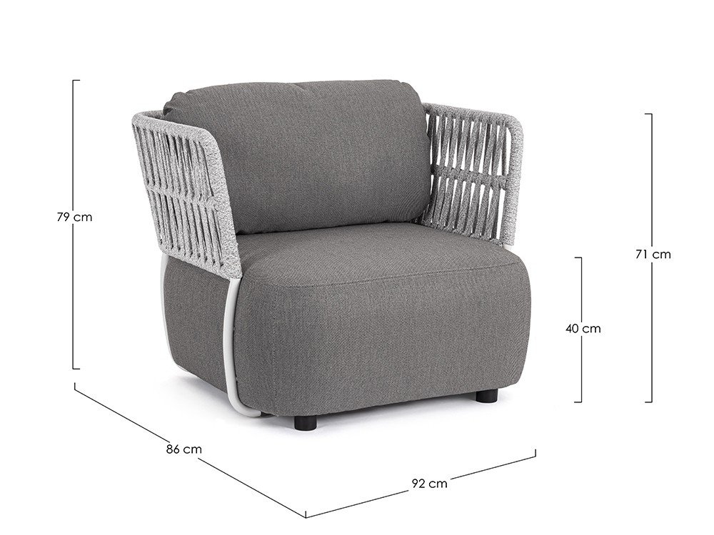 Sillón para salón exterior Palmer de Bizzotto - 9