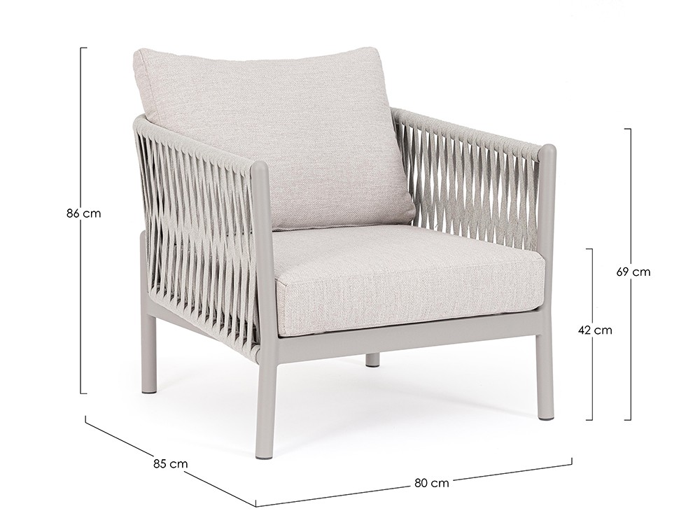 Sillón para salón exterior Florencia de Bizzotto - 28