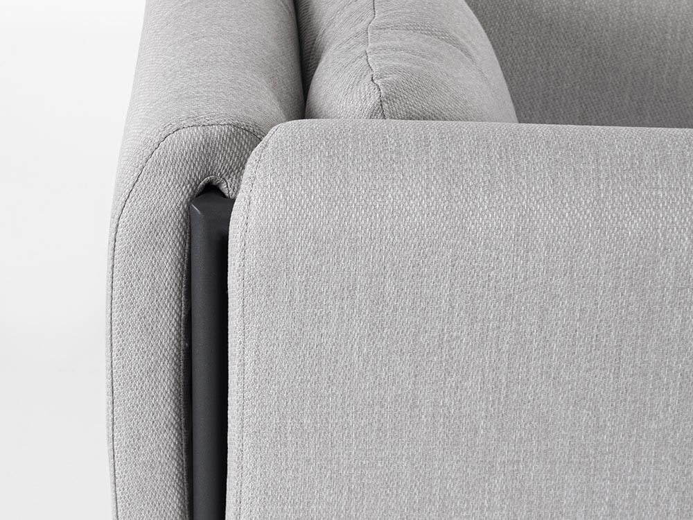 Sillón para salón exterior Pixel con estructura de aluminio y tapizado Bizzotto - 12