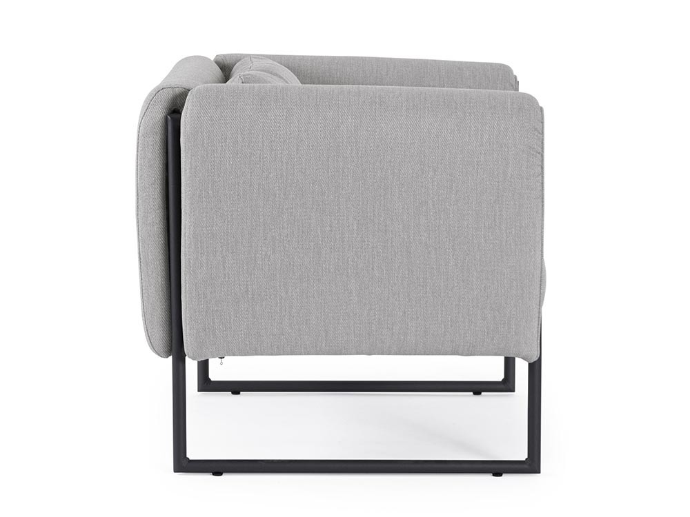 Sillón para salón exterior Pixel con estructura de aluminio y tapizado Bizzotto - 8