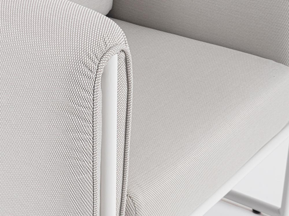 Sillón para salón exterior Pixel con estructura de aluminio y tapizado Bizzotto - 28