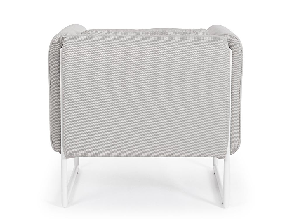 Sillón para salón exterior Pixel con estructura de aluminio y tapizado Bizzotto - 24
