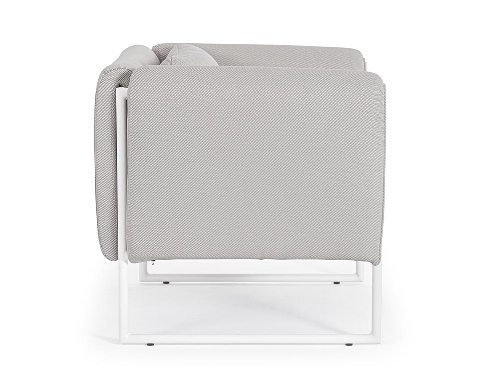 Sillón para salón exterior Pixel con estructura de aluminio y tapizado Bizzotto - 25