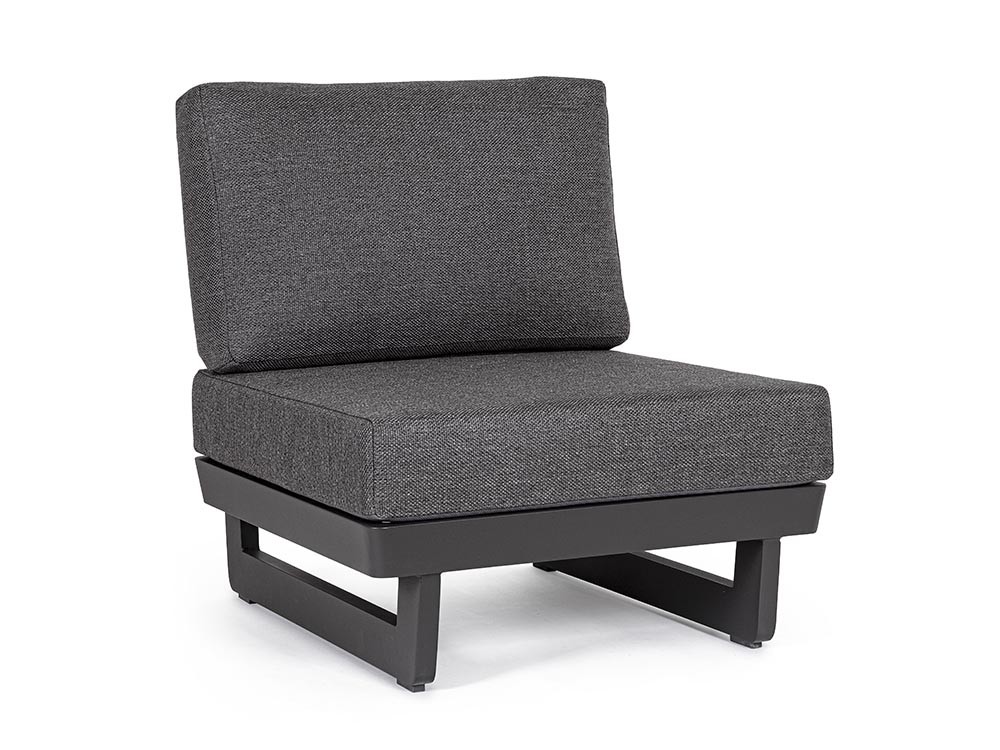 Sillón modular para salón exterior Infinity de aluminio Bizzotto - 3