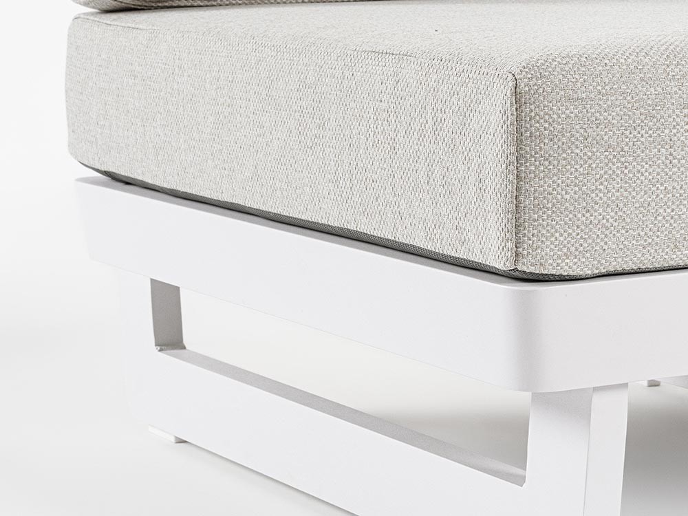 Sillón modular para salón exterior Infinity de aluminio Bizzotto - 16