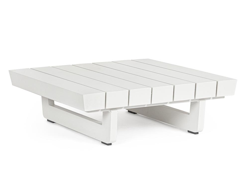 Mesa auxiliar para exterior Infinity de aluminio Bizzotto - 1