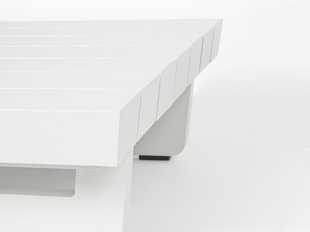 Mesa auxiliar para exterior Infinity de aluminio Bizzotto - 7