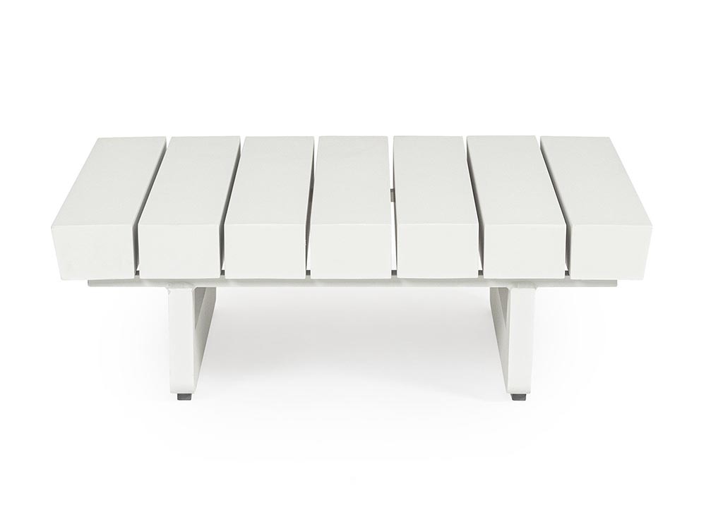 Mesa auxiliar para exterior Infinity de aluminio Bizzotto - 5