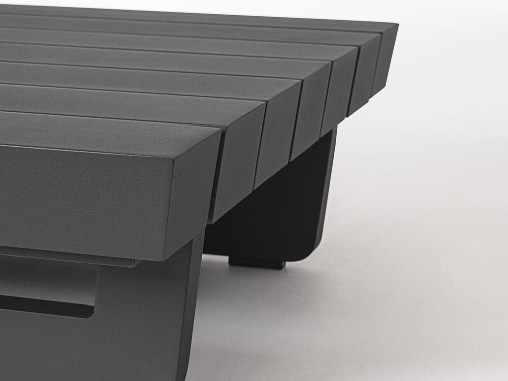 Mesa auxiliar para exterior Infinity de aluminio Bizzotto - 12