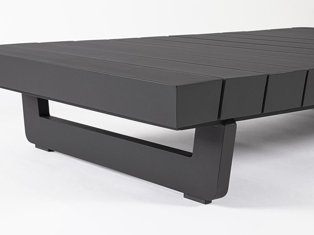 Mesa de centro para salón exterior Infinity de aluminio Bizzotto - 8