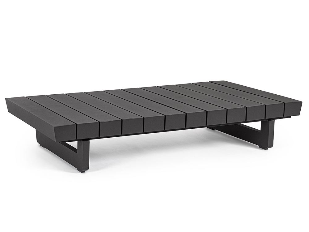 Mesa de centro para salón exterior Infinity de aluminio Bizzotto - 1