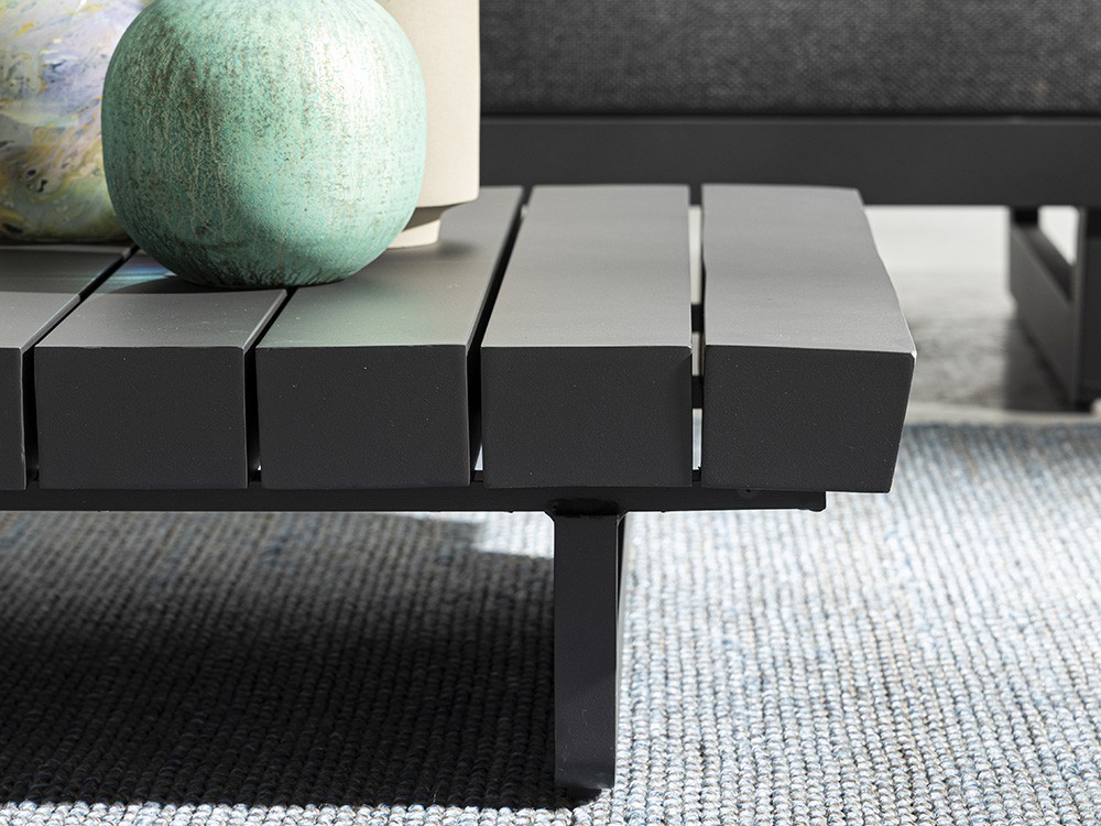 Mesa de centro para salón exterior Infinity de aluminio Bizzotto - 5