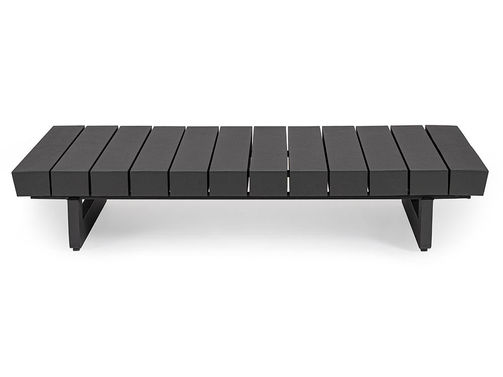 Mesa de centro para salón exterior Infinity de aluminio Bizzotto - 6