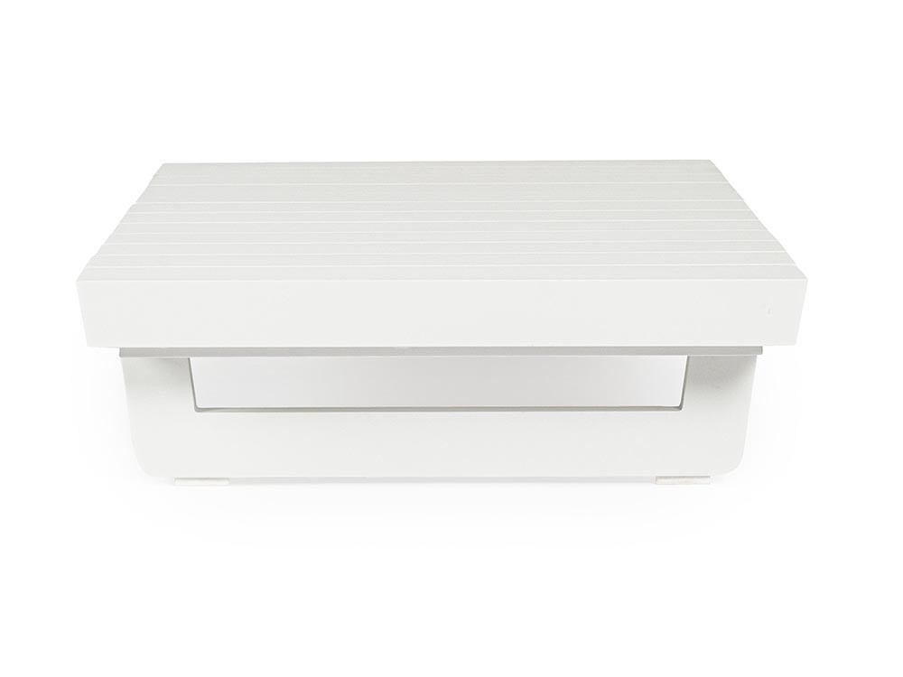 Mesa de centro para salón exterior Infinity de aluminio Bizzotto - 12