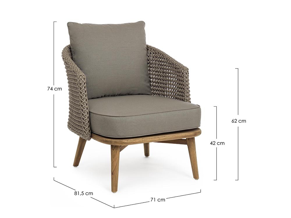 Sillón para salón exterior Ninfa de Bizzotto - 7