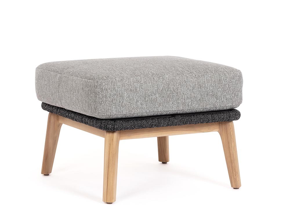 Otomán para salón exterior Tamires de madera de teca Bizzotto - 2