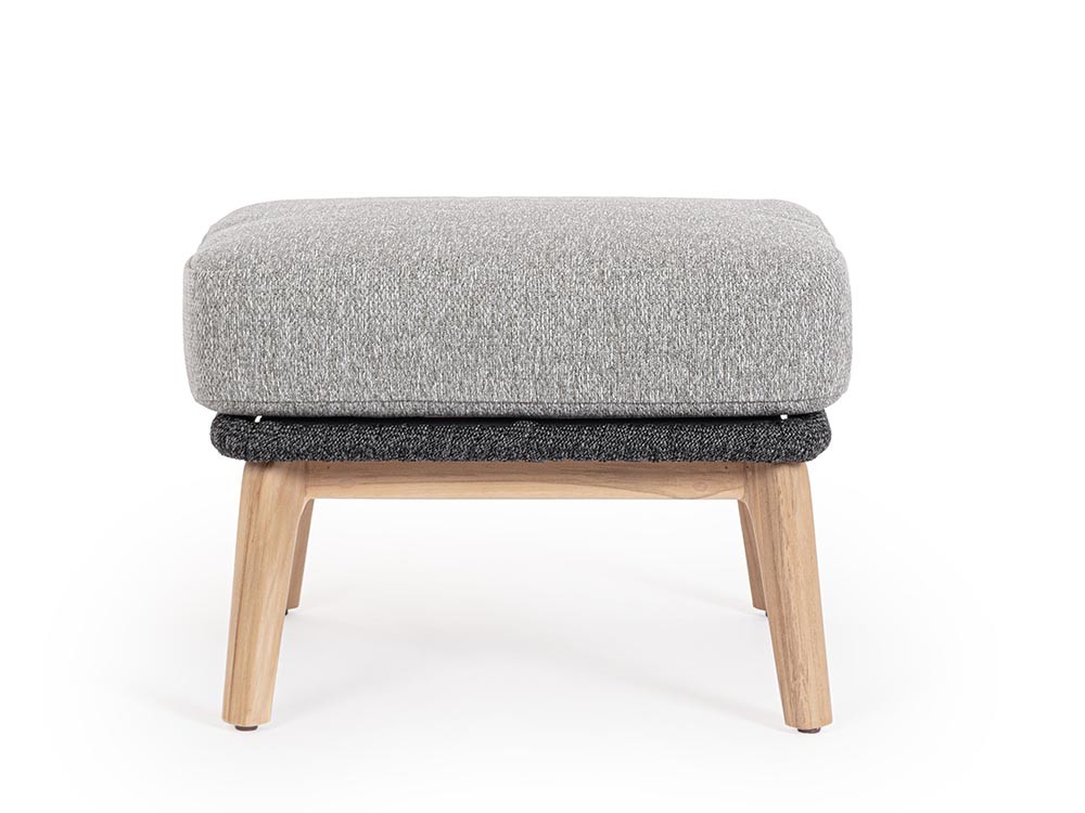 Otomán para salón exterior Tamires de madera de teca Bizzotto - 12