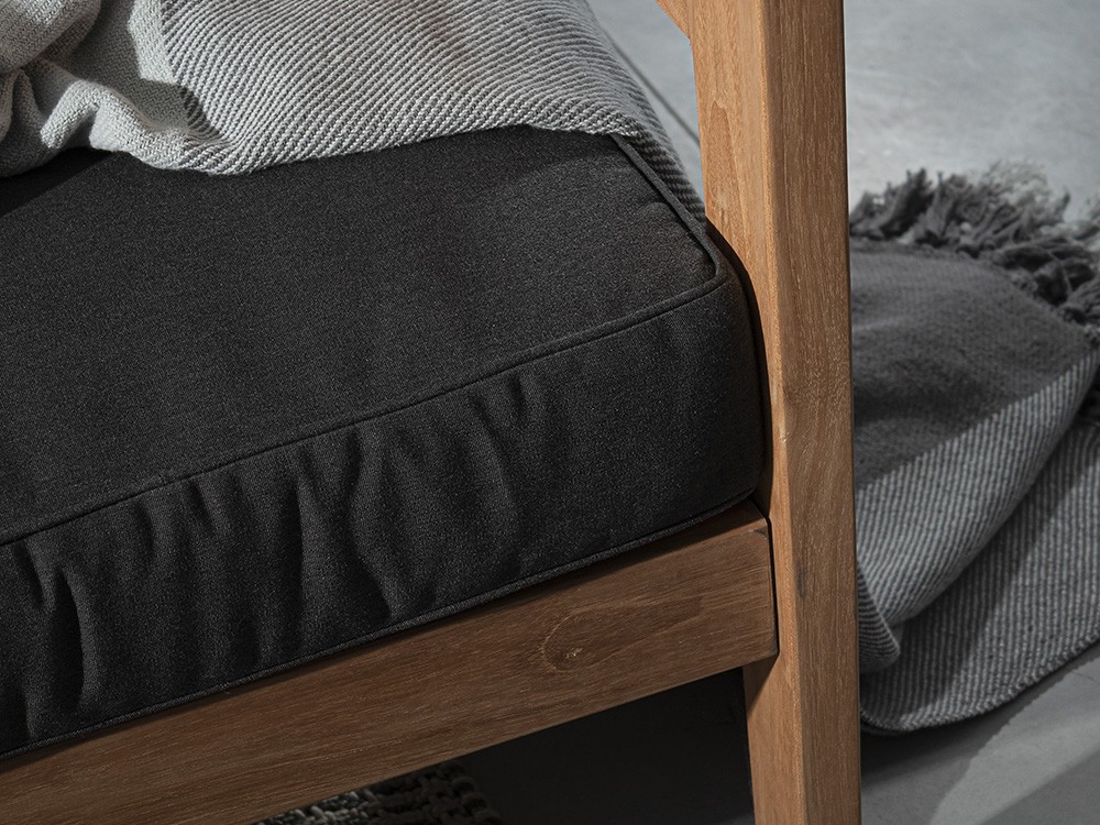 Sofá Kobo para salón exterior de madera de teca Bizzotto - 12