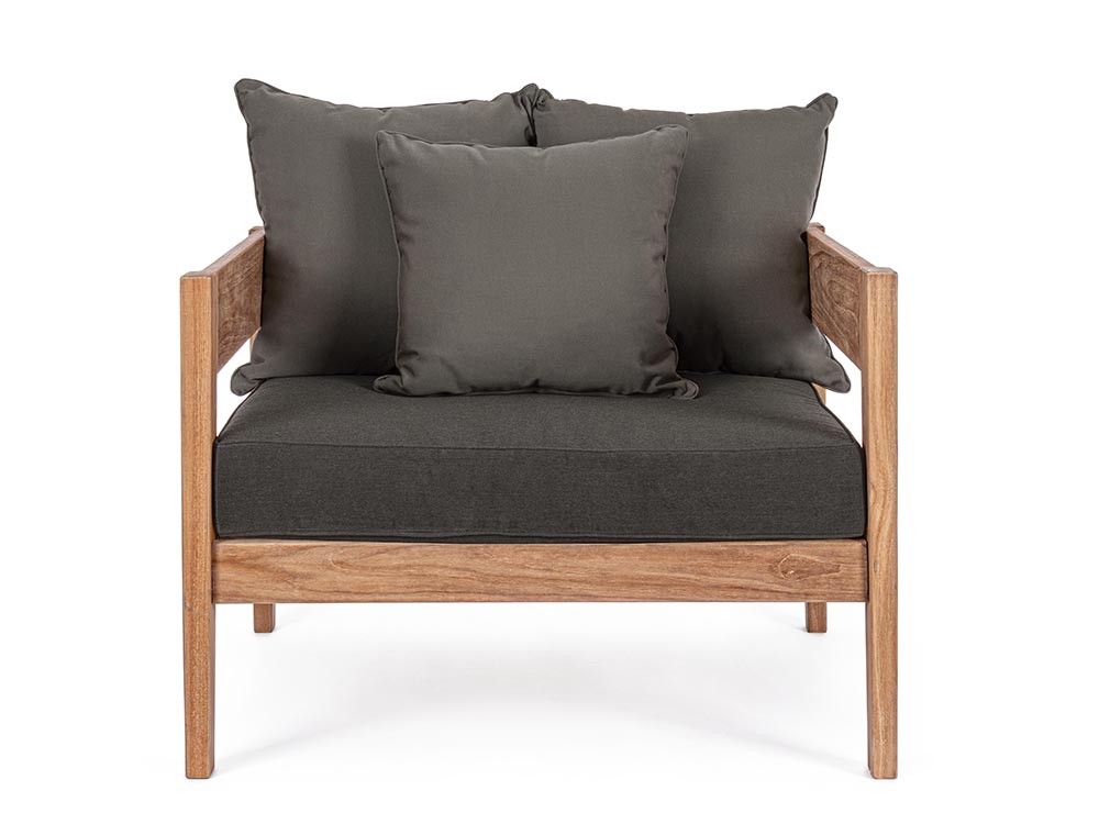 Sofá Kobo para salón exterior de madera de teca Bizzotto - 6