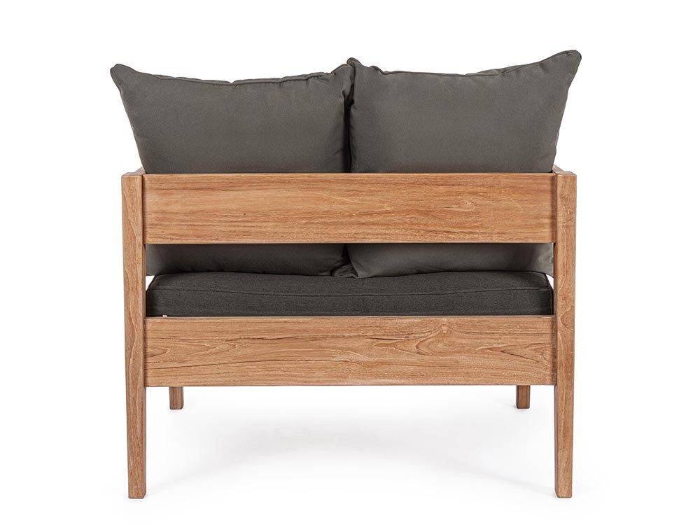Sofá Kobo para salón exterior de madera de teca Bizzotto - 7