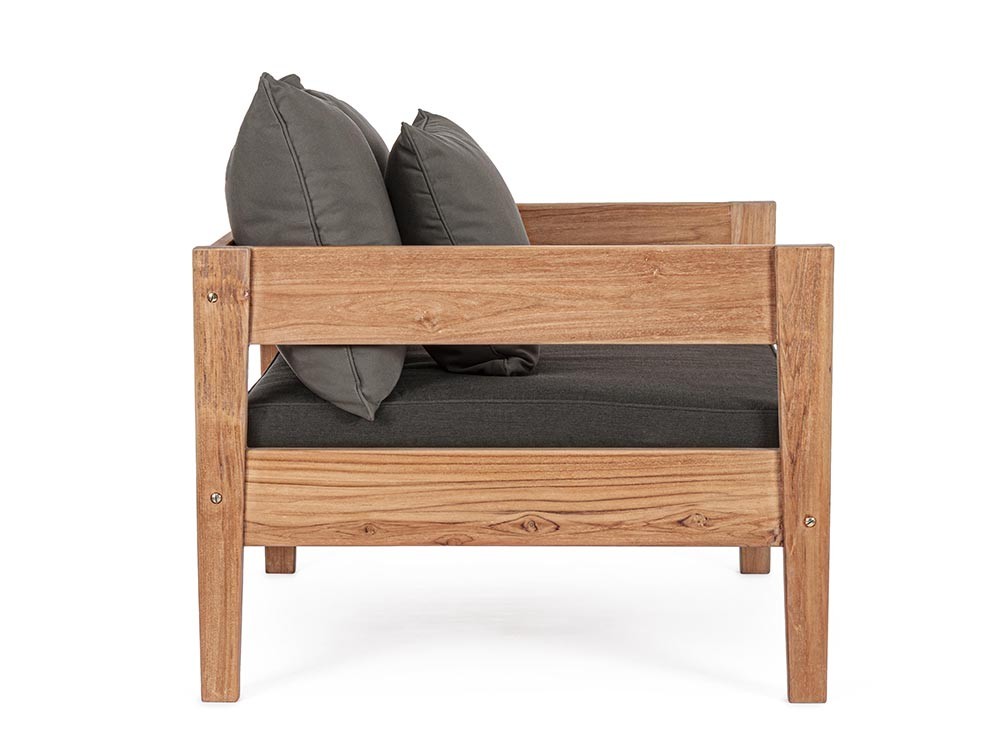 Sofá Kobo para salón exterior de madera de teca Bizzotto - 8