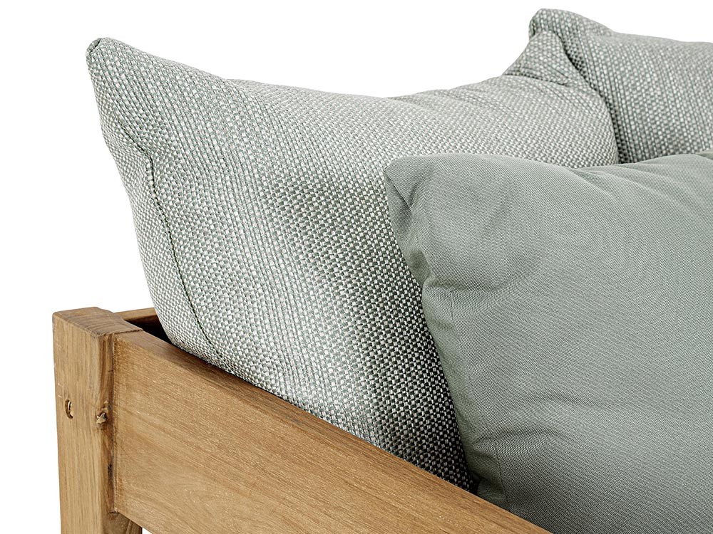 Sofá Kobo para salón exterior de madera de teca Bizzotto - 28