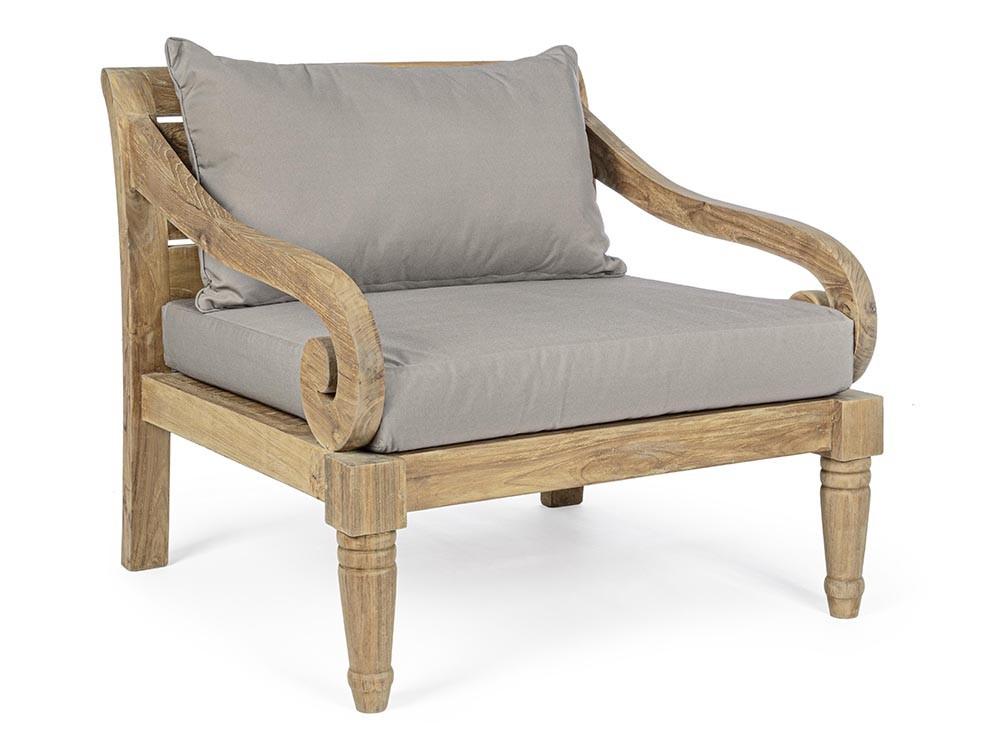 Sillón Karuba para salón exterior de madera de teca Bizzotto - 5