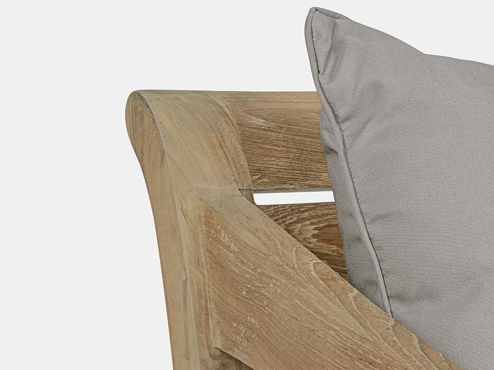 Sillón Karuba para salón exterior de madera de teca Bizzotto - 12