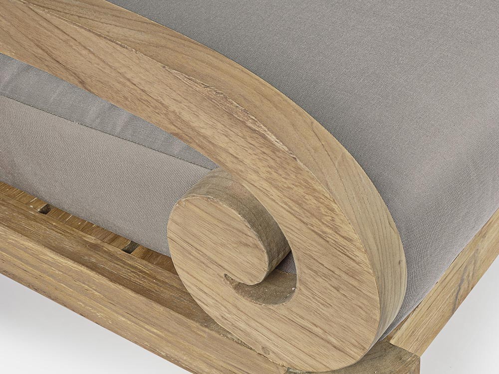 Sillón Karuba para salón exterior de madera de teca Bizzotto - 13