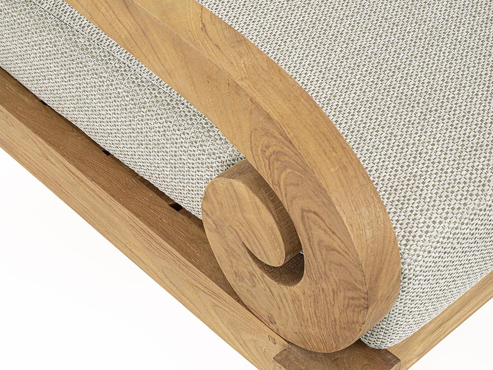 Sillón Karuba para salón exterior de madera de teca Bizzotto - 23