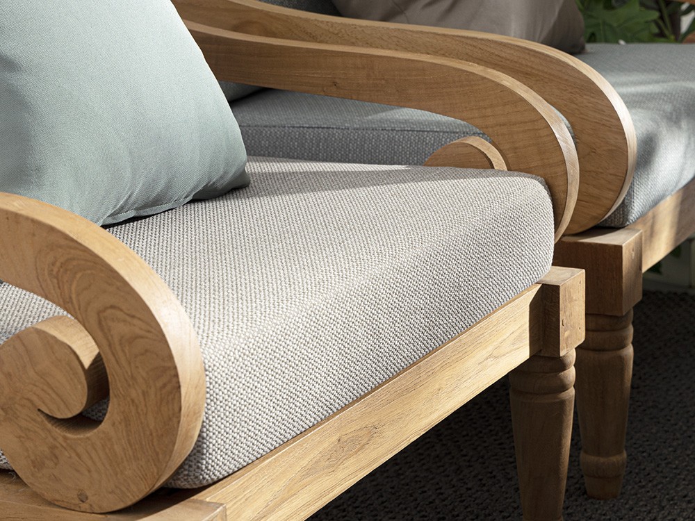 Sillón Karuba para salón exterior de madera de teca Bizzotto - 24