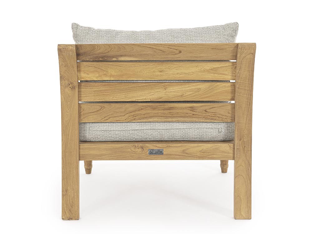 Sillón Karuba para salón exterior de madera de teca Bizzotto - 18