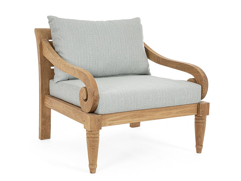 Sillón Karuba para salón exterior de madera de teca Bizzotto - 4