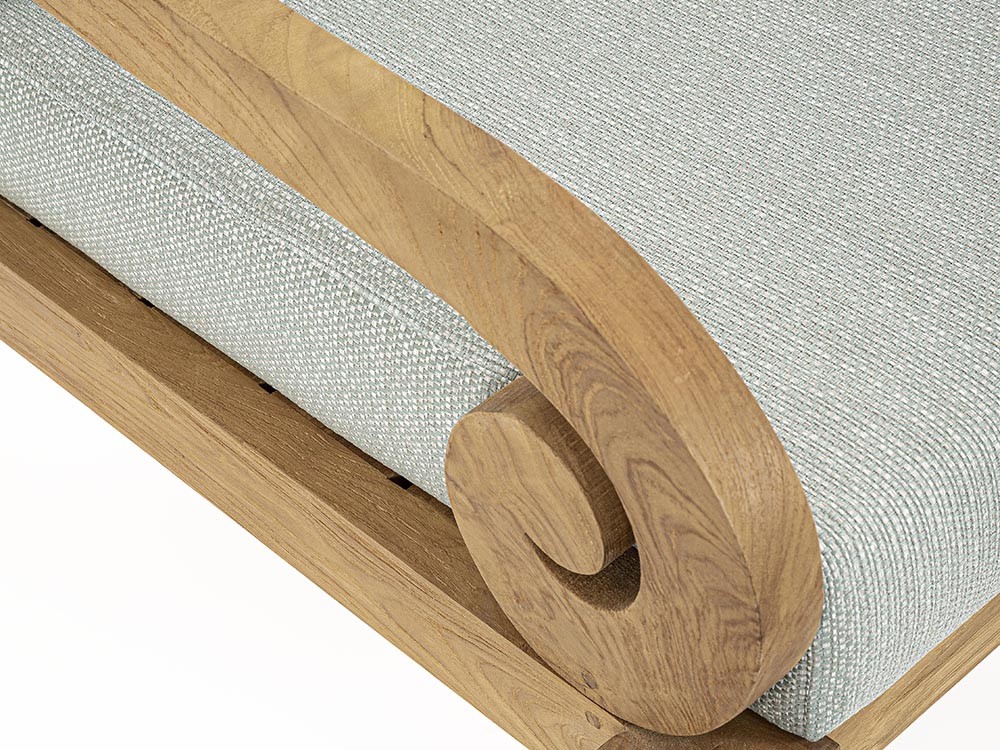 Sillón Karuba para salón exterior de madera de teca Bizzotto - 31