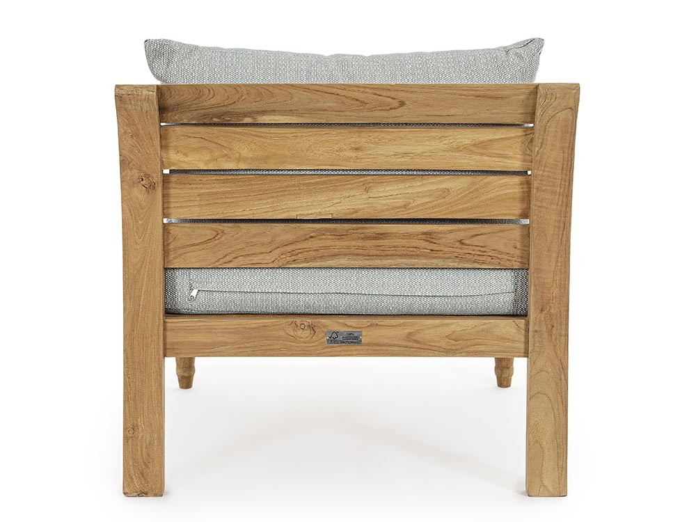 Sillón Karuba para salón exterior de madera de teca Bizzotto - 27