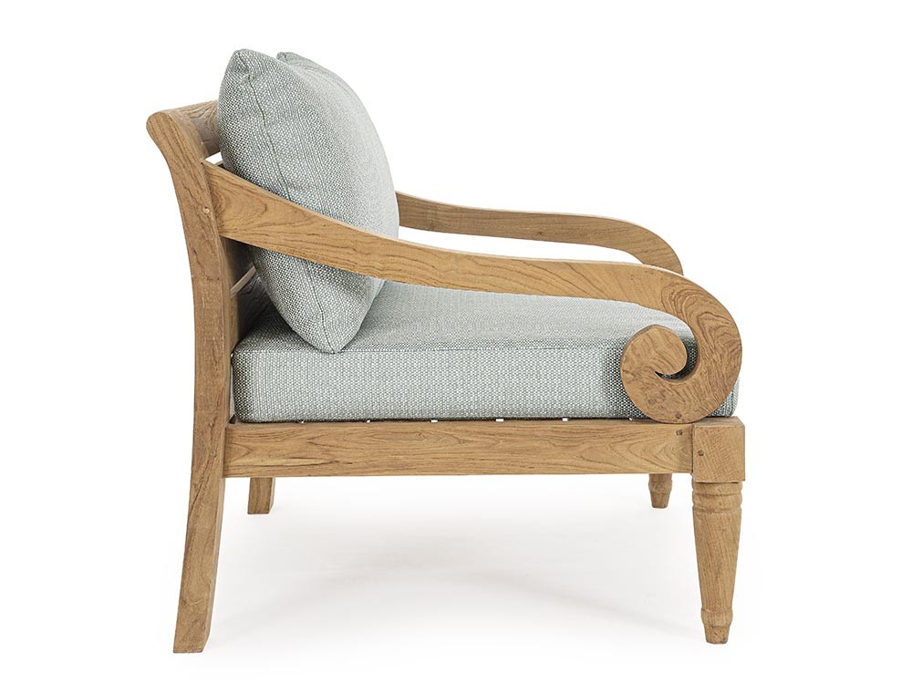Sillón Karuba para salón exterior de madera de teca Bizzotto - 28