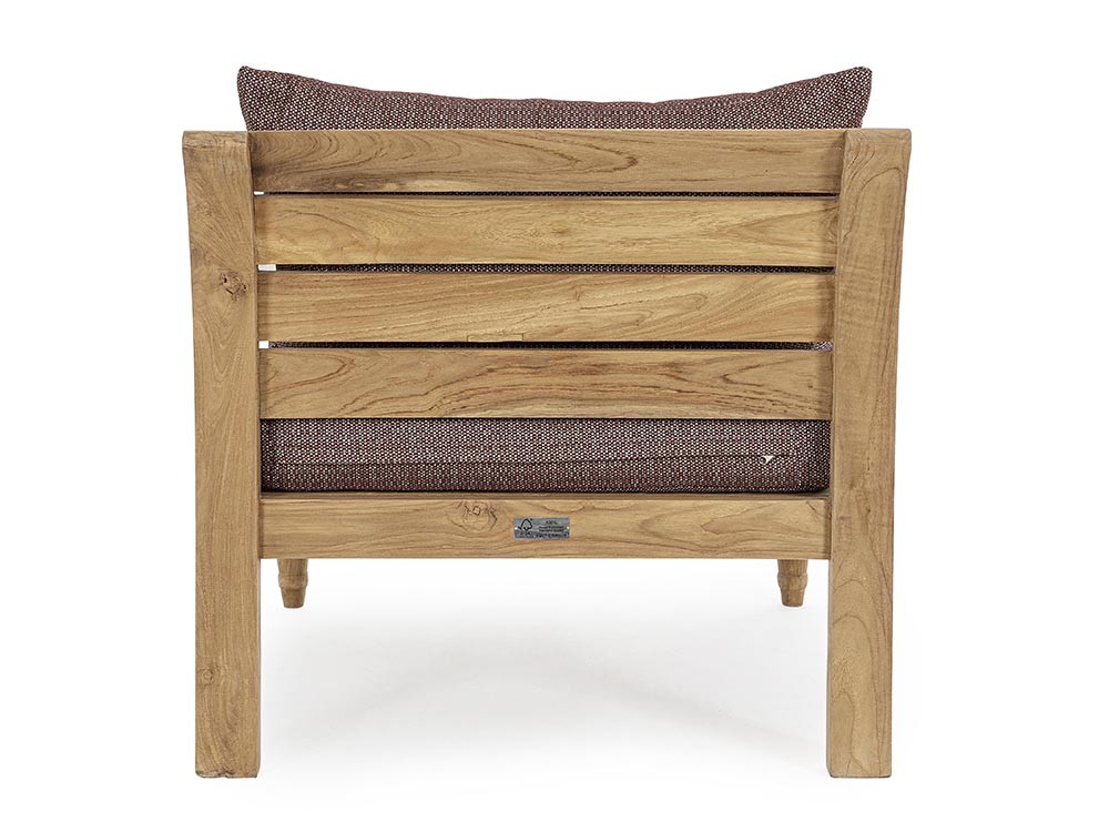 Sillón Karuba para salón exterior de madera de teca Bizzotto - 35