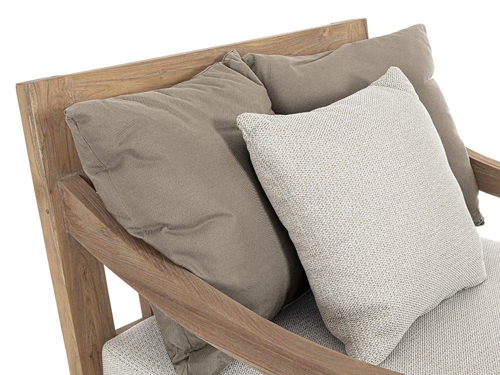 Sillón Bali para salón exterior de madera de teca Bizzotto - 8