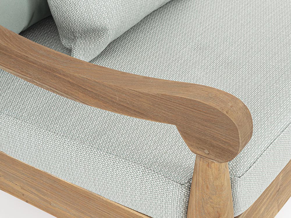 Sillón Bali para salón exterior de madera de teca Bizzotto - 17