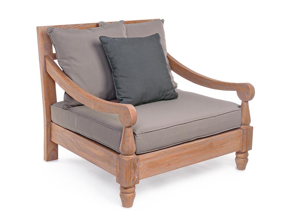 Sillón Bali para salón exterior de madera de teca Bizzotto - 20
