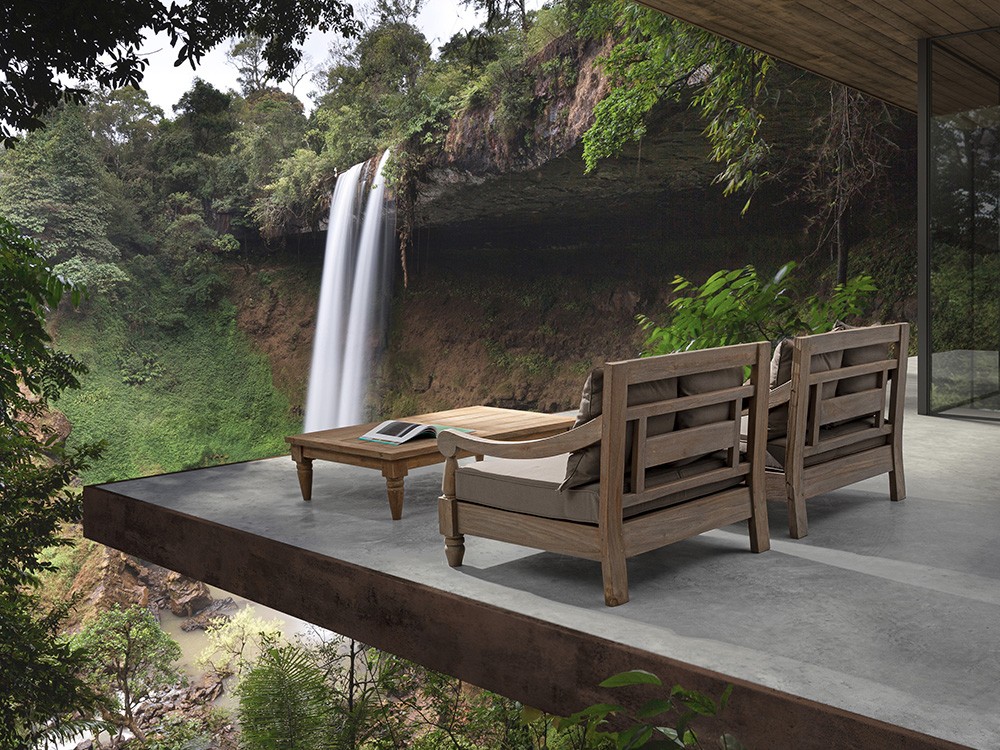 Sillón Bali para salón exterior de madera de teca Bizzotto - 22