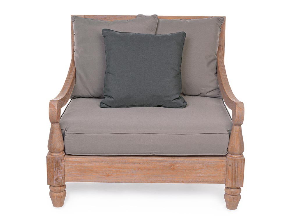 Sillón Bali para salón exterior de madera de teca Bizzotto - 24