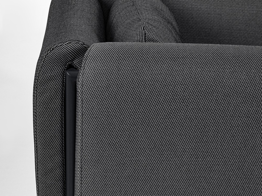 Sofá de tres plazas para salón exterior Pixel de aluminio Bizzotto - 29