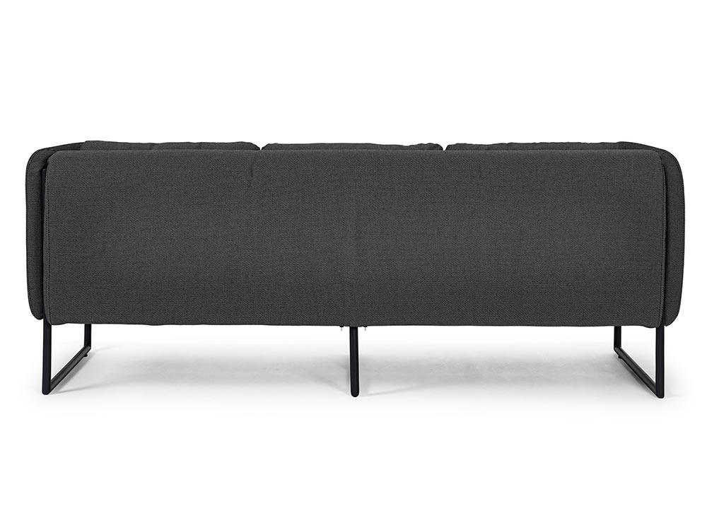 Sofá de tres plazas para salón exterior Pixel de aluminio Bizzotto - 24