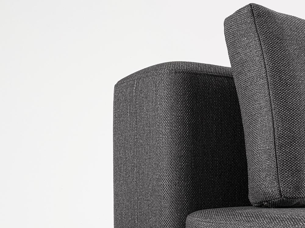 Sofá de dos plazas Matrix modular para salón exterior de aluminio Bizzotto - 25