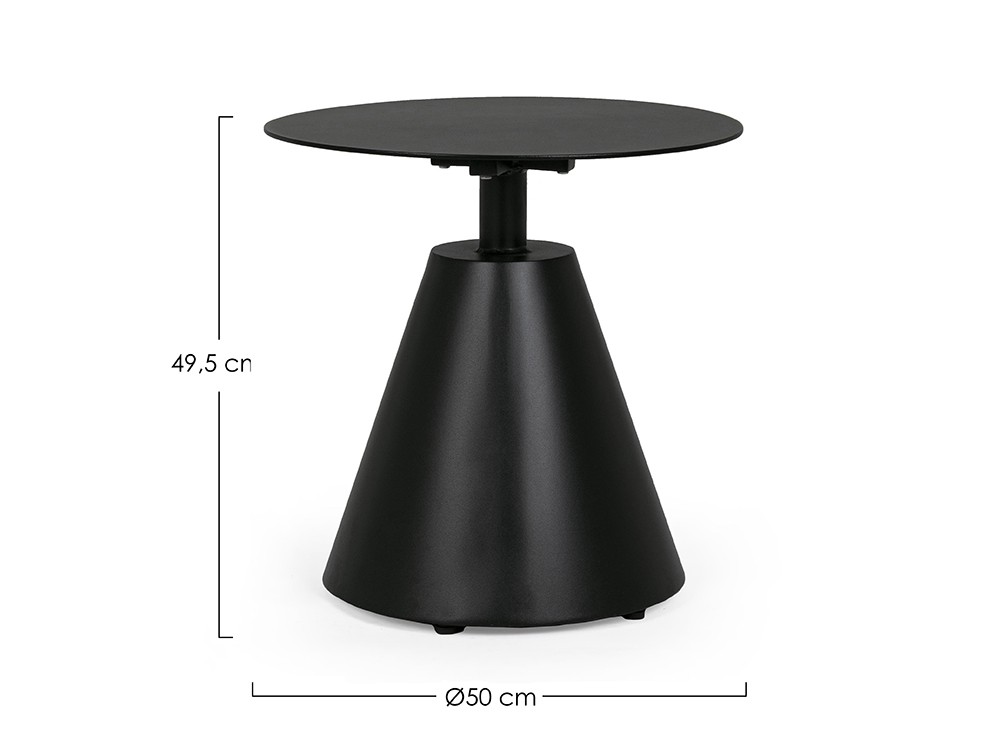 Mesita auxiliar para salón exterior Aloha de aluminio Bizzotto - 8