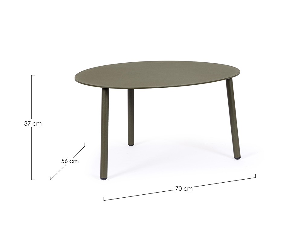 Mesa de centro para salón exterior de aluminio Sparky Bizzotto - 19